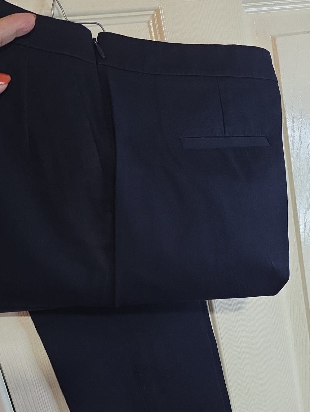 J. Crew Navy Women's Tailored Dress Pants, Side Zipper. Had Dry Cleaned.